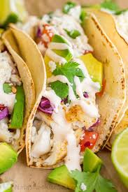 Fish Tacos Recipe With Best Fish Taco Sauce Natashaskitchen Com Recipe In 2020 Fish Tacos Recipe Fish Taco Sauce Recipes