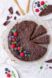 Torta di riso al cioccolato. Torta Di Riso Vialone Al Cioccolato Fondente E Frutti Rossi