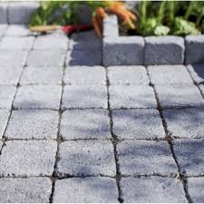 Pave Samara Beton Gris Noir Nuance 10x10cm Ep 40mm Samara Pave Beton Beton