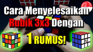 Maybe you would like to learn more about one of these? Cara Menyelesaikan Rubik 3x3 Dengan Satu Rumus Youtube