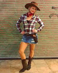 A diy cowgirl costume is not so difficult to recreate and so is makeup for the costume. 100 Hot College Halloween Costume Ideas For Girls Cowgirl Outfits For Women Cowgirl Costume Cowgirl Halloween Costume