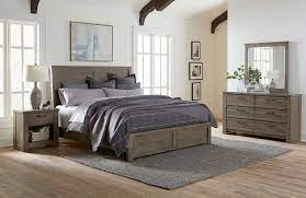 Coralayne silver bedroom set silver bedroom silver bedroom. Ruff Hewn Gray Panel Bedroom Set Samuel Lawrence Furniture Furniture Cart
