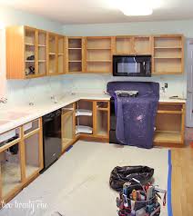 Reface cabinets and painting cabinets. Kitchen Cabinet Refacing Makeover A Homeowner S Experience