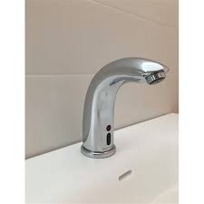 Bathroom sink faucets at menards®. Westmount Waterworks Myrna Polished Chrome Touchless Single Hole Bathroom Sink Faucet Deck Plate Included Ww Lt38ac Dc Rona