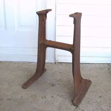 Vintage Cast Iron Industrial Table Legs Stand Base Salvage Machine Age Metal Ih Industrial Table Legs Industrial Table Custom Table