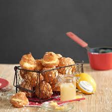Lemon Cream Chouquettes Regilait Recette Creme Au Citron Recette Recettes De Cuisine