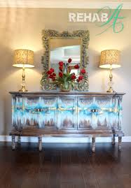 Abstract Gold Leaf Credenza General Finishes 2018 Design Challenge Refinishing Furniture Paint Furniture Painted Furniture