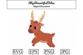 Download Reindeer Christmas Clipart Graphic By Mybeautifulfiles Creative Fabrica In 2020 Illustration Design Alphabet Illustration Illustration Yellowimages Mockups