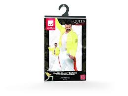 Check spelling or type a new query. Mens Freddie Mercury Costume Adult 80s Queen Fancy Dress Freddy Rock Star Outfit New Arrivals Costumes Au
