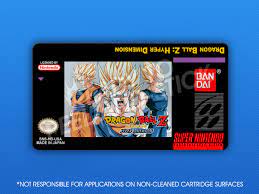 Supersonic warriors sur game boy advance (gros boo et super boo) 2004 : Snes Dragon Ball Z Hyper Dimension Label Retro Game Cases