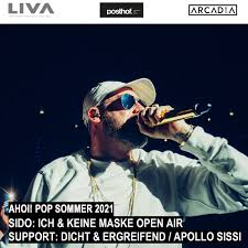 Viele entschieden sich erst später dazu, sich dem islam anzuschließen. Sido Ich Keine Maske Open Air 14 7 2021 Ahoi Pop Sommer 2021 Digiticket24