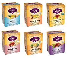 Amazon Com Yogi Tea Detox Tea 6 Flavor Variety Pack Pack Of 6 Grocery Gourmet Food Yogi Tea Flavor Variety Detox Tea Yogi