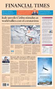 Näytä lisää sivusta financial times facebookissa. Financial Times Auf Twitter Just Published Front Page Of The Financial Times International Edition Monday March 2 Https T Co Co71ttrxz8