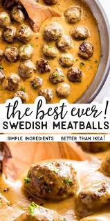 Easy Swedish Meatballs Are Homemade Meatballs In A Rich Brown Gravy Sauce They Re In 2020 Easy Swedish Meatball Recipe Meatball Recipes Easy Swedish Meatball Recipes