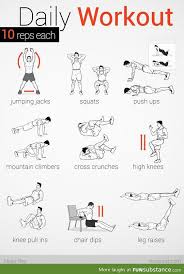 Easy Daily Workout Without Equipment Funsubstance Easy Daily Workouts Daily Workout Bodyweight Workout