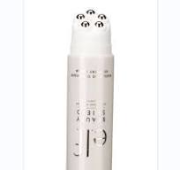 10ml 15ml 20ml Eye Care Cosmetic Tube 3 Roller Ball Stainless Applicator Massage Tubes Packaging for Cream Essence Oil