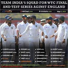 India and new zealand will have two tests from which the first match will be played on february 21 in wellington. Team India Squad For World Test Championship Final And England Tests