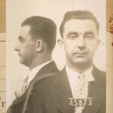George Costello @ Ernest Cambertoli. John Menlo. Jas. Burns. July 25.1928.  In Holdup of West Oakland Branch of Oakland Bank, shot & killed. Had served  6 months San Francisco Co. Jail. chg. Simple assault. 4.25.1925. Arr.  Seattle. Wash. in hold up of ...
