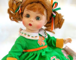 SASSY IRISH LASSY Madame Alexander 8" Doll With Box and Tag