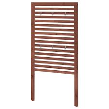 Wooden wall design panels made from natural wood is a great wall design solution for interior. Applaro Wall Panel Outdoor Brown Stained Brown Ikea