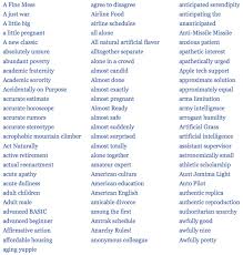 Oxymoron List Idioms Words Language Study I Love School