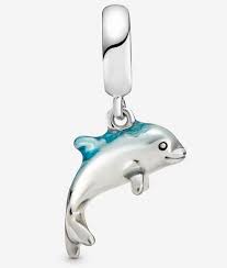 New Authentic Pandora Shimmering Dolphin Dangle Charm Etsy In 2021 Pandora Bracelet Charms Pandora Bracelet Sterling Silver Charm