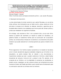 De savoir quelles sont ces conventions. Pdf Analisis El Contrato Social Jean Jacques Rousseau Filosofo Y Filosofia Rousseau Leyes Rousseau Contrato Rousseau Politica Rousseau Filosofia Rousseau Pensamiento Rousseau Rousseau Teorias De Rousseau Rousseau Https Www Youtube Com