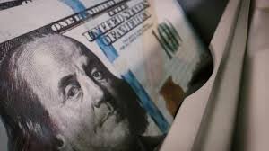 Cash One Hundred Usd Dollar Bills Calculation, Currency Exchange Investment