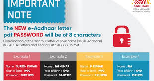 The aadhaar number is unique to citizens of india willing to apply for the program. New Password To Open E Aadhaar Card Pdf