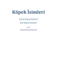 Kopek Isimleri