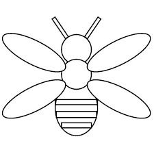 How To Draw A Firefly Coloring Page Jpg 600 600 Bug Coloring Pages Bee Template Insect Coloring Pages