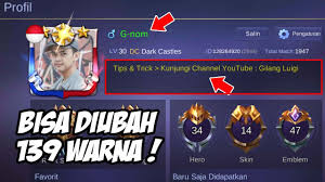 Banyak nama dalam game mobile legends yang bisa kamu gunakan dengan nama keren dan sesuai karakter kamu. Cara Mengubah Warna Nickname Dan Status Di Mobile Legends Youtube