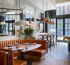 the proxi restaurant occupies former printing house in chicago ristorante interni sedia cucina caffetterie