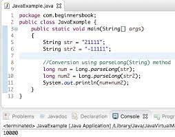 This method compares this string to the specified object. Java String To Long Conversion With Examples