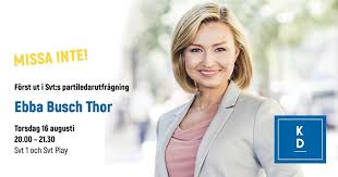 Uppdateras av ebba och ebbas medarbetare. Ikvall Ar Partiledare Ebba Busch Thor Kristdemokraterna Facebook