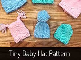 Baby Hat Knitting Pattern For Preemie Stillborn Babies Oh Hi Diy Com
