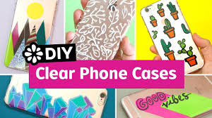 Things you probably don't have and need to buy. 5 Cool Diy Clear Phone Cases Sea Lemon Youtube