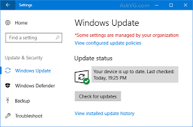 This control allows you to let some time pass before committing to installing a buggy update. Fix Windows 10 Feature Update Not Showing On Your Computer Askvg