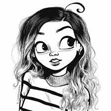 Art drawings sketches simple pencil art drawings cute drawings disney drawings tattoo drawings sketch drawing fish sketch images of drawings best drawing mandy on instagram: Drawing Pretty Girl Cute Drawings Of Girls Kawaii