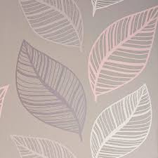 Crown Emporium Elba Leaf Wallpaper Blush Pink Taupe 2914482 Hd Wallpaper Backgrounds Download