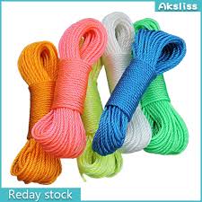 Cuộn dây nylon 10m 20m nhiều màu sắc dùng để phơi quần áo dây leo núi