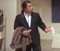 Confused travolta is a photoshop meme based on a cutout image of the american actor john travolta as featured in the 1994 black comedy crime film pulp fiction. Travolta Memes