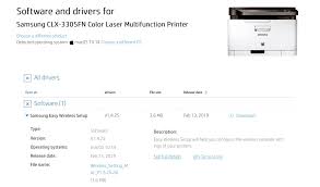 For your printer to work correctly, the driver for the printer must set up first. Scanner On Samsung Clx3305fn Does Not Wor Apple Community