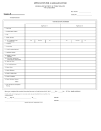 In fact, some states and regions are forgoing the. Fillable Online Chathamcourts Blank Marriage License Application Chatham County Ga Chathamcourts Fax Email Print Pdffiller