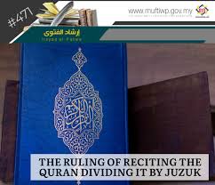 Dengan adanya banyak waktu di rumah selama physical distancing topik populer seputar khatam al quran: Pejabat Mufti Wilayah Persekutuan Irsyad Al Fatwa Series 471 The Ruling Of Reciting The Quran Dividing It By Juzuk