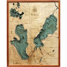 Wood Chart Burt Mullet Lakes