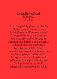 Poetry Poem Death Be Not Proud By John Donne 1572 1631 Digital Art By Tom Hill
