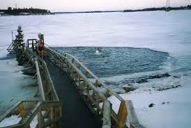 Bath time is primarily playtime. Winter Swimming Wikipedia