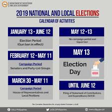 Dilg Philippines Look Dates To Remember For The Upcoming National And Local Elections This 2019 Nle2019 See Comelec Resolution No 10429 Https Bit Ly 2sfacvb Facebook