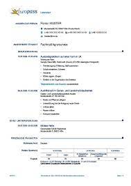 Europass curriculum vitae (cv) is a set of five documents prepared by european union (directorate general for education and culture) aiming to increase transparency of qualification and mobility of. Der Europass Ausgefllte Beispiele Cv Template Word Cv Template Cv Design Template